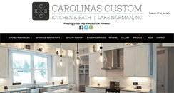 Desktop Screenshot of carolinascustomkbc.com