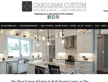 Tablet Screenshot of carolinascustomkbc.com